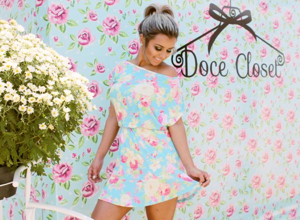 Vestido floral Doce Closet